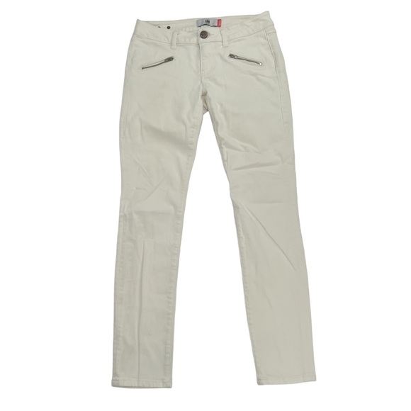 CAbi Junior's Ivory Skinny Jeans Size 2 - Picture 1 of 5